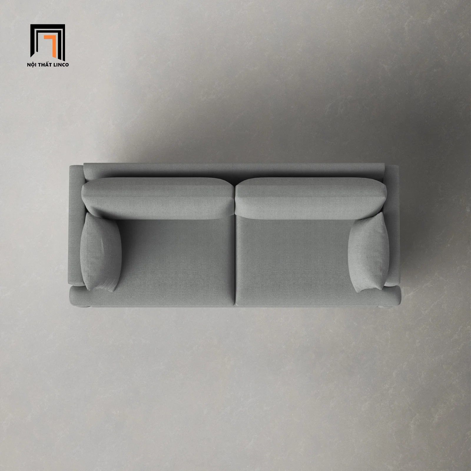  Ghế sofa băng dài giá rẻ BT213 Laguna dài 1m9 xám ghi 