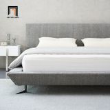  Giường ngủ vải nỉ hiện đại GN61 Amaya màu xám lông chuột 