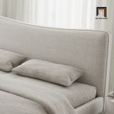  Giường ngủ cho gia đình sang trọng GN49 Altresha màu xám trắng 