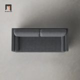  Ghế sofa băng dài 1m8 màu xám BT210 Nieto nhỏ gọn 