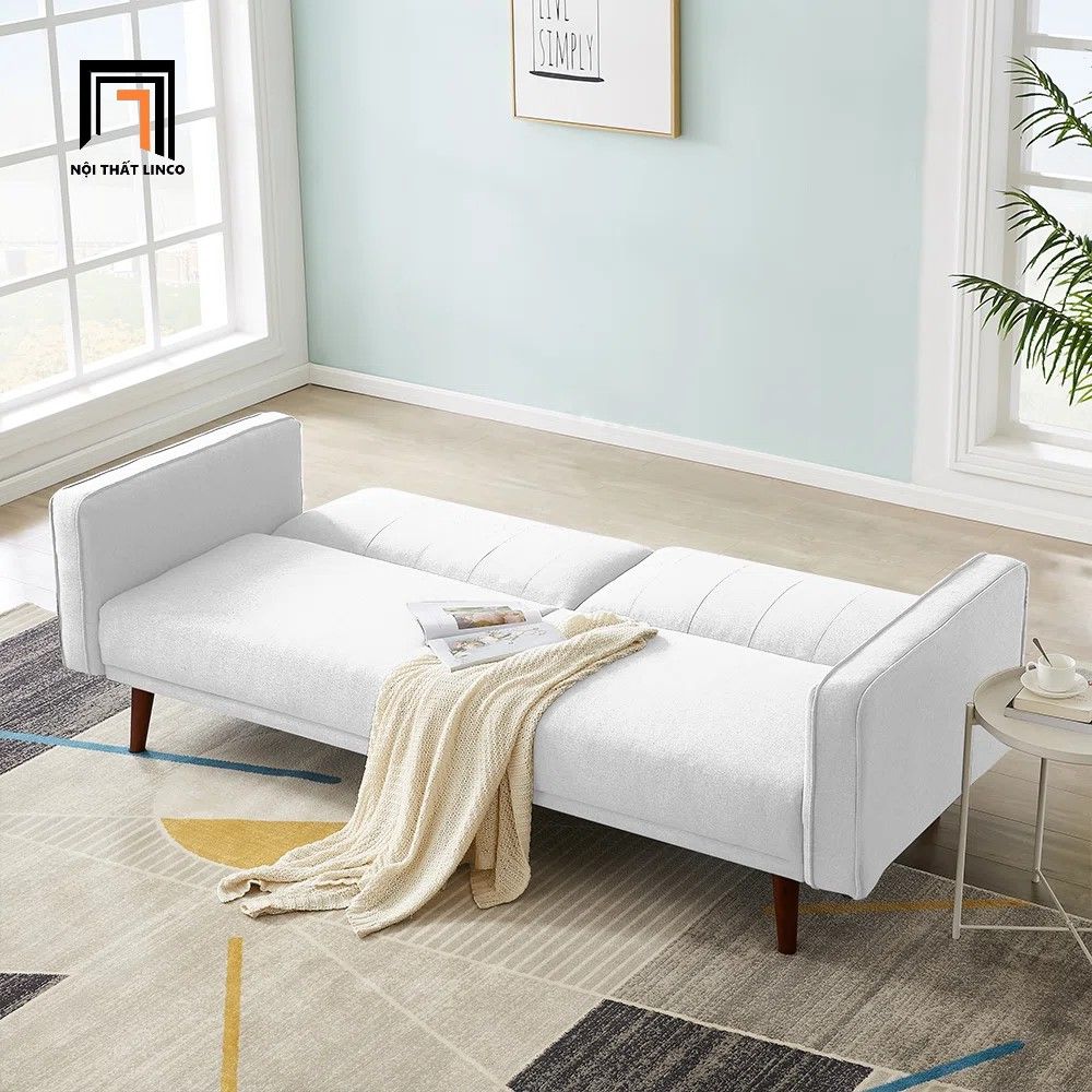  Ghế sofa băng bật giường 2m GB81 Dresny màu xám trắng 