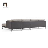  Bộ ghế sofa góc L 3m x 1m6 bọc da giả GT132 Morfe sang trọng 