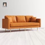  Ghế sofa băng da công nghiệp BT32-Roderic dài 2m màu da bò 