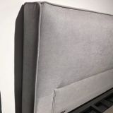  Giường ngủ hiện đại GN75 Rio 1m6 x 2m màu xám vải nhung 
