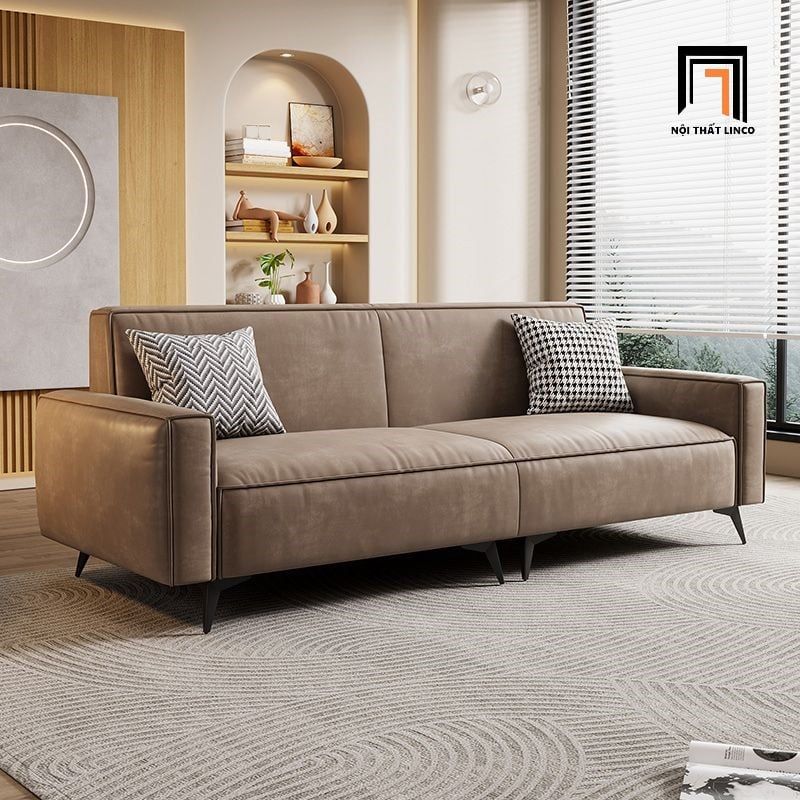  Ghế sofa băng bọc da giả dài 2m1 BT268 Klamath cho văn phòng 