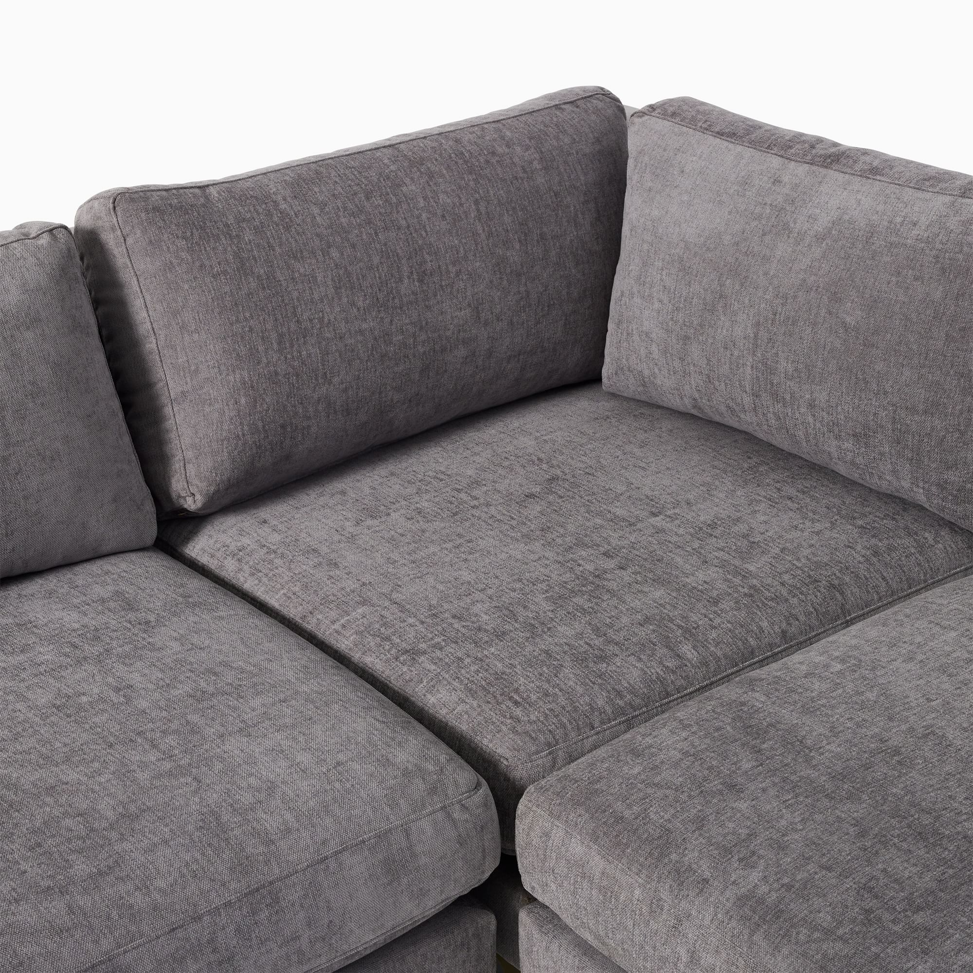  Bộ ghế sofa góc phòng khách GT133 Andes 2m2 x 2m2 xám đậm 