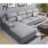  Bộ ghế sofa góc L màu carot GT217 Tobain 2m76 x 1m65 giá rẻ 