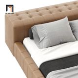  Giường ngủ bọc da giả GN59 Adeline cho phòng diện tích lớn 