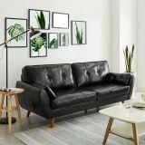  Ghế sofa băng da công nghiệp BT304 Rothry dài 2m sang trọng 