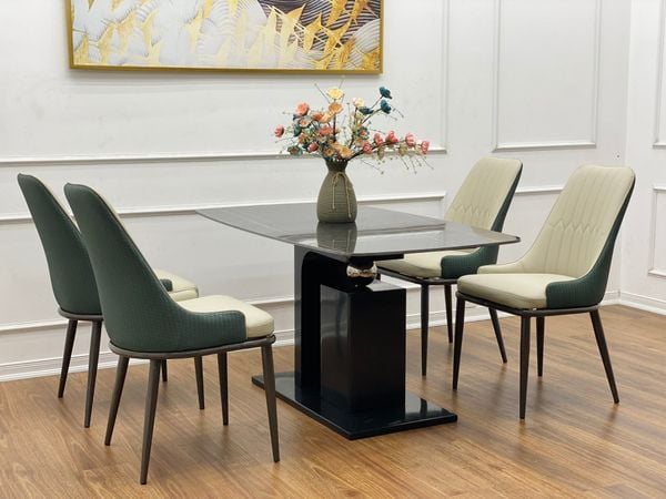 bàn ăn 4 ghế đá nhập khẩu cao cấp