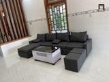  Ghế sofa góc chữ L GT93 Blacky 3m x 1m6 cho phòng khách lớn 