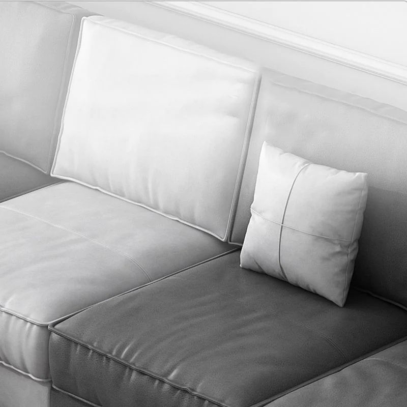  Bộ ghế sofa góc chữ L GT159 Kansas 3m x 1m6 da Pu màu cam 