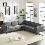  Bộ ghế sofa góc gia đình GT240 Granville 2m4 x 2m4 màu cam 
