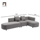  Ghế sofa góc phòng khách GT60 Woodon dài 2m8 giá rẻ 