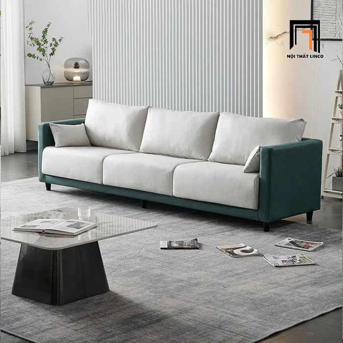  Ghế sofa băng nỉ 3 nệm ngồi BT266 Redfield dài 2m 