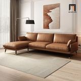  Bộ ghế sofa góc L 2m4 x 1m6 GT213 Peoria da giả hiện đại 