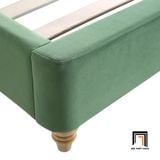  Giường ngủ nhỏ xinh cho gia đình GN66 Helia màu xanh lá 