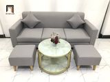  Bộ ghế sofa gia đình NS05 màu xám ghi trắng dài 1m9 giá rẻ 