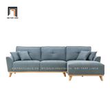  Bộ ghế sofa góc L GT50 Pinkcase vải bố cotton 2m4 x 1m6 