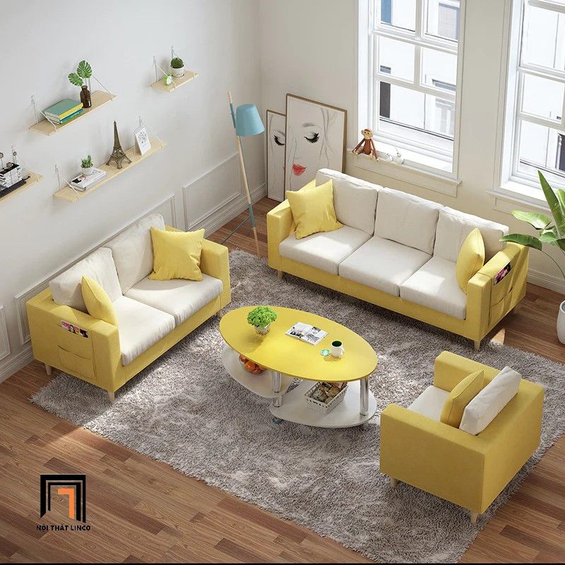  Ghế sofa đơn 1 nệm ngồi DT72 Kiddy phối 2 màu xinh xắn 