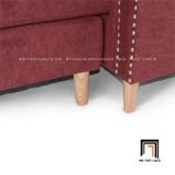 Bộ ghế sofa góc chữ L gia đình GT65 Retic 2m2 x 1m5 vải bố 