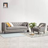  Sofa băng tân cổ điển BHQ26 Wright 2m1 giật nút sang trọng 