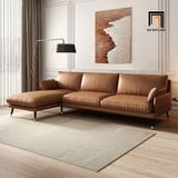  Ghế sofa văng da Pu BT249 Peoria dài 2m2 màu nâu cam 