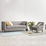 Bộ ghế sofa kiểu dáng Âu Mỹ KT95 Wright màu xám ghi 
