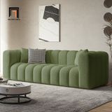  Ghế sofa văng dài 2m BT267 Kaisei vải lông cừu đẹp cho shop tiệm 