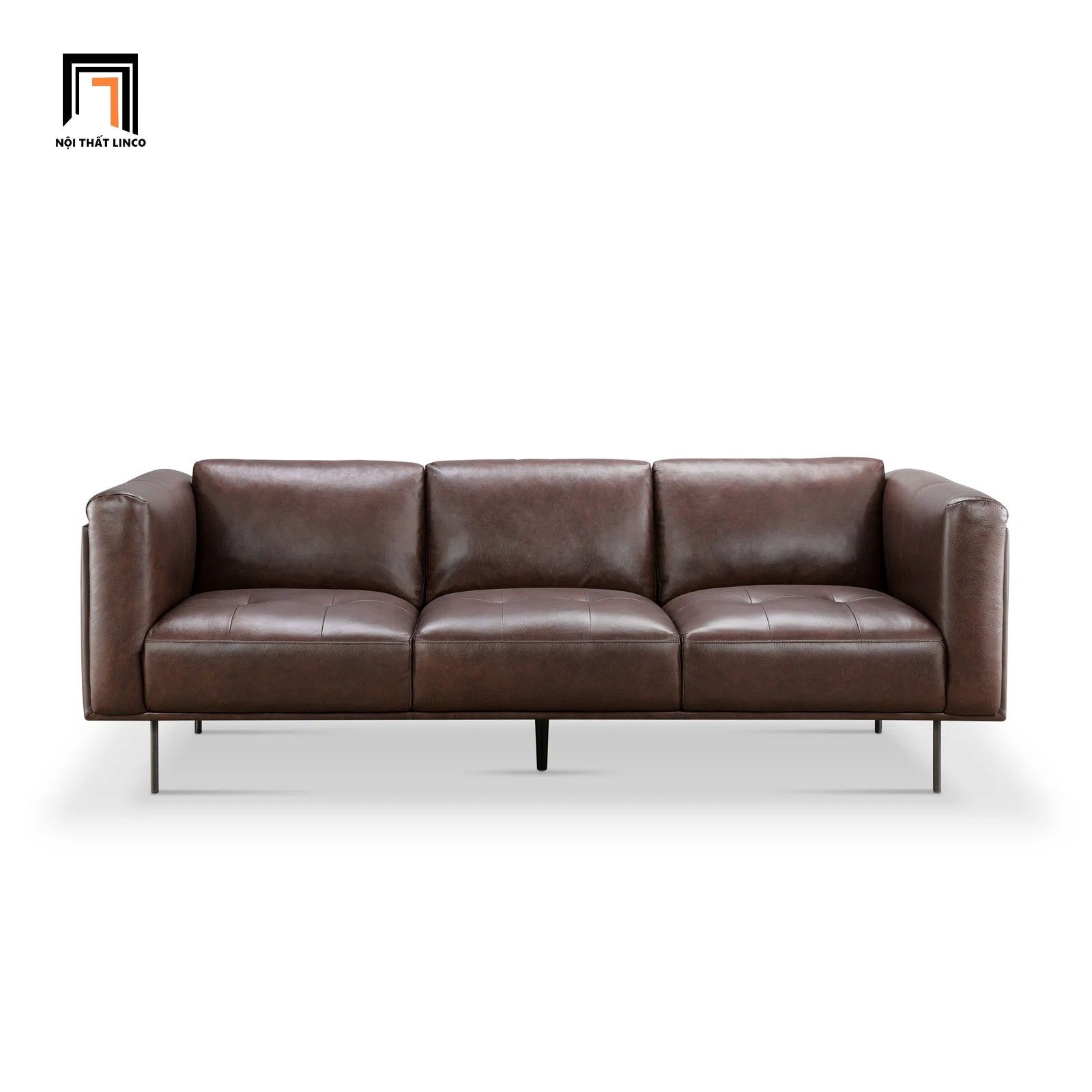  Ghế sofa băng da công nghiệp BT180 Foxcon dài 2m2 sang trọng 