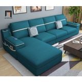  Bộ ghế sofa góc L màu carot GT217 Tobain 2m76 x 1m65 giá rẻ 