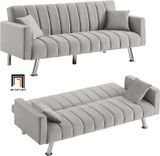 Ghế sofa giường nằm đa năng GB28 Jacquill dài 2m vải nhung 