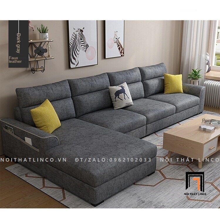  Bộ ghế sofa góc gia đình BT38 Cobin 3m x 1m6 giá rẻ 