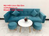  Bộ ghế sofa giường giá rẻ dài 2m màu xanh nước biển cho chung cư 