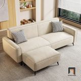  Ghế sofa băng bọc da giả dài 2m1 BT268 Klamath cho văn phòng 