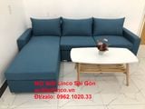  Bộ bàn ghế sofa góc L giá rẻ | Ghế sofa góc xanh dương nước biển đẹp | Nội thất Linco Sài Gòn 