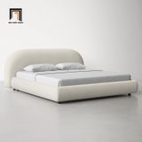  Giường ngủ nhỏ xinh xắn GN63 Sadarius vải nỉ nhung màu xanh lá 
