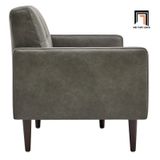  Ghế sofa giường bọc da xám 1m9 GB108 Bharati cho văn phòng 
