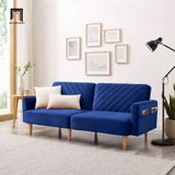  Ghế sofa giường nằm thư giãn GB46 Erdan vải nỉ nhung 1m9 