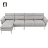  Bộ ghế sofa góc sang trọng GT69 Dexima 2m8 x 1m6 màu xám trắng 