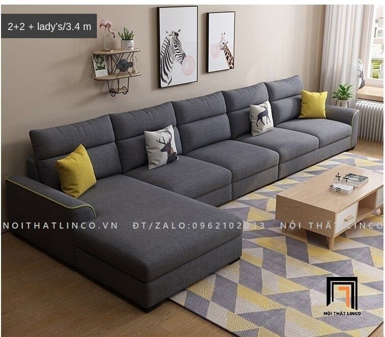  Bộ ghế sofa góc gia đình BT38 Cobin 3m x 1m6 giá rẻ 