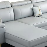 Bộ ghế sofa phòng khách cao cấp GT171 Sheridon 2m3 x 1m55 da Pu 