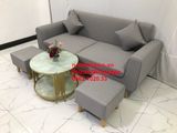  Bộ bàn ghế salon sofa băng xám ghi trắng giá rẻ đẹp dài 1m9 