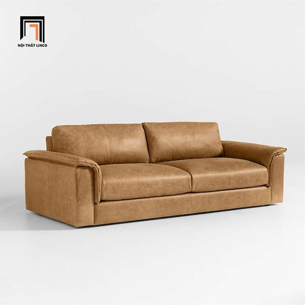 ghế sofa băng da công nghiệp 1m9