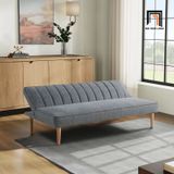  Ghế sofa giường tựa lưng chia múi GB70 Clisson 1m7 màu xám 