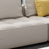  Bộ ghế sofa góc L giá rẻ GT160 Iberia 2m8 x 1m6 kiểu dáng basic 