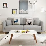  Bộ ghế sofa văn phòng nhỏ tiếp khách KT92 Hanna màu xám ghi trắng 