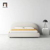  Giường ngủ nhỏ xinh xắn GN63 Sadarius vải nỉ nhung màu xanh lá 