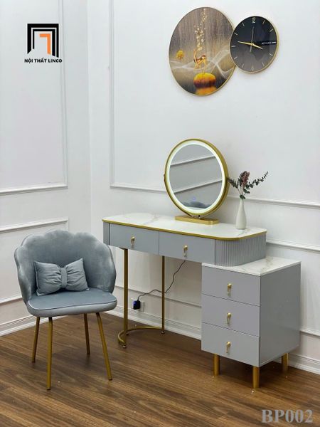 bàn trang điểm đá ceramic 1m