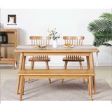  Bộ bàn ăn kèm ghế bench xinh 30-BAG4-McCoy giá rẻ 